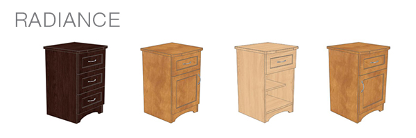 Bedside Cabinet Style Radiance